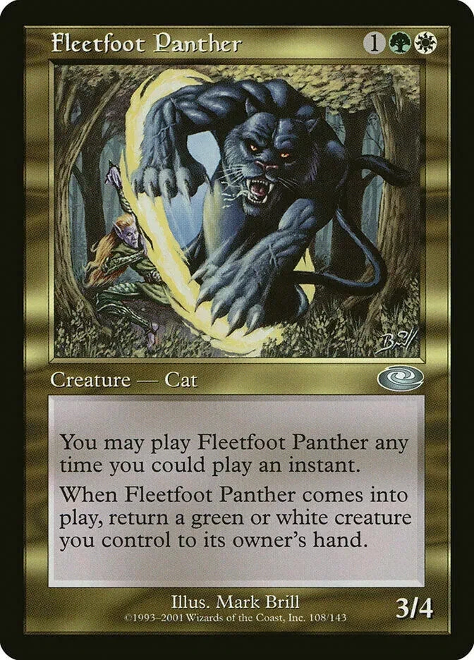 Fleetfoot Panther [Planeshift] MTG EDH - Image 1 of 1