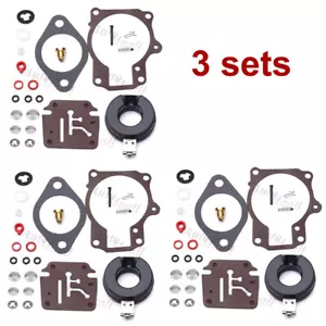 3x Carburetor Rebuild Repair Kit For Johnson Evinrude 55hp 60hp 65hp 70hp 75hp - Bild 1 von 5