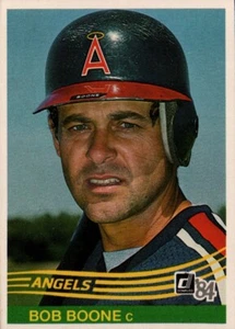 1984 Donruss Baseball #158 - Bob Boone - California Angels 84-149 - Picture 1 of 2