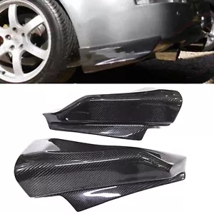 Carbon Fiber Rear Bumper Side Corner Cover For Nissan 350Z Z33 2003-2006 2004 2x - Bild 1 von 7
