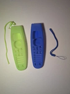 2-Pack Silicone Remote Control Covers for Roku – Green & Blue with Straps - Picture 1 of 1