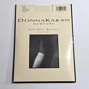 Donna Karan New York Just Sheer Control Top Strumpfhose Small Ivory 266 Vintage - Bild 1 von 6