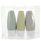3pcs Silicone Travel Squeeze Bottles for Toiletries-