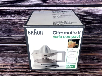 Braun Juicer MPZ6 Citromatic Compact Version with Adjustable Pulp Control Citrus - Image 1 of 4