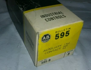 NIB Allen Bradley Aux Contact For Starter 595-B Size 0-4 - Picture 1 of 3