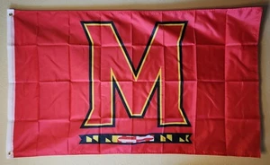 Bandera de fútbol americano Maryland Terrapins NCAA impresión lateral doble 3x5 pies con ojales - Imagen 1 de 3