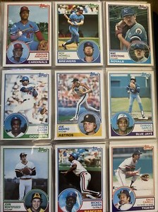 1983 TOPPS Baseball Cards.   # 201-400.  You Pick to Complete Your Set