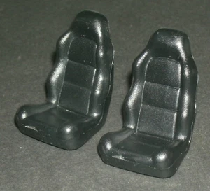 1/24 Scale 1973 Plymouth 'cuda Front Bucket Seats (2) Plastic Jada Model Parts - Picture 1 of 5