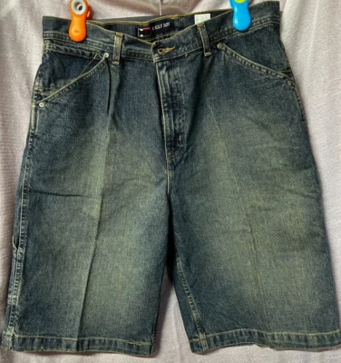 Vintage Bugle Boy Jean Company 100% Cotton RN# 58287 Denim Shorts Size W 36 - Image 1 of 4