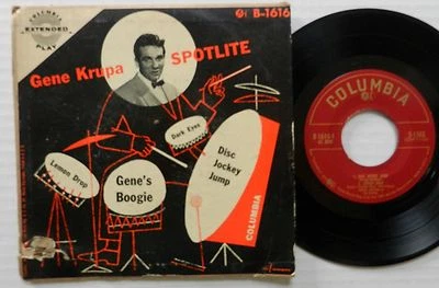 GENE KRUPA 45 Spotlight EP 1950's Jazz #C 299 - Image 1 of 3
