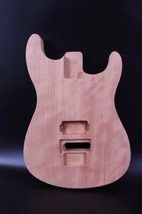 Mahogany Wood DIY Guitar with Unfinished Body and Locking System Replacement - Picture 1 of 5