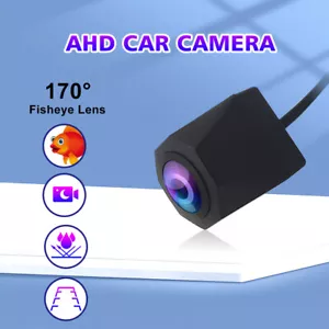 Auto Rückfahrkamera AHD 1080P IP68 Wasserdicht 170° Weitwinkel Rückfahr Fischaugenobjektiv - Bild 1 von 10