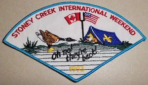 Boy Scouts Canada America Patch Badge Stoney Creek International Weekend 1993 - Bild 1 von 2