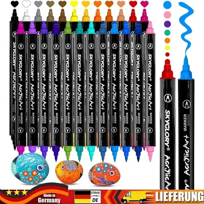 Pro  Marker Set Permanent Wasserfest Pen Für DIY Graffiti Steine Holz - Bild 1 von 4