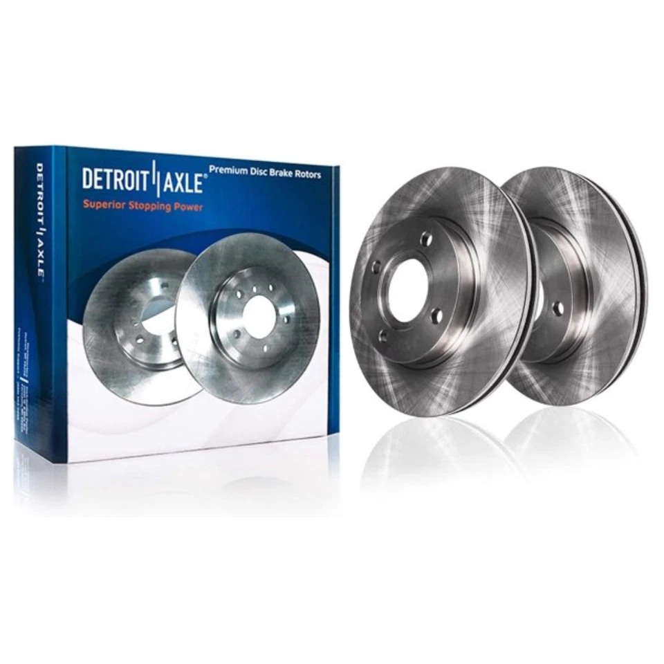 Detroit Axle Front Disc Brake Rotors for Hyundai Elantra Mitsubishi Expo - Image 1 of 4
