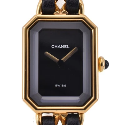 Женские кварцевые часы CHANEL Premiere L H0001 позолота/кожа R#143734 - Изображение 1 из 4