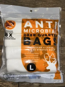 Koola Buck Anti-microbial Deer Quarter Bag 4-pack AMGBL4 - Picture 1 of 4