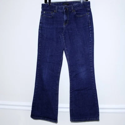 Madison Womens Modern Bootcut Blue Denim Jeans Dark Wash Size 8 - Image 1 of 4