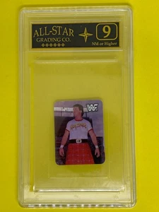 Rowdy Roddy Piper Hostess Munchies All Star Grading Graded 9 WWF Retro Sticker - Picture 1 of 1