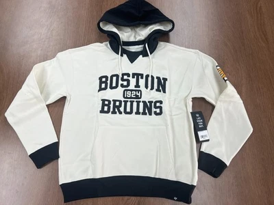 BOSTON BRUINS 47 AFTER HOOD SWEATSHIRT M NWT VINTAGE REVERSE WEAVE HOODIE $120 - Image 1 of 4