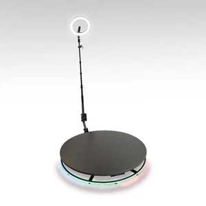 360 Photo Video booth 115cm Platform Rotating Selfie Spinner - Picture 1 of 11