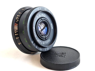 SERVICED! Industar-50-2 50mm F/3.5, USSR Lens For Zenit, Pentax. M42. n:80094119 - Image 1 of 4