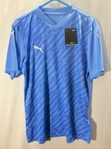 NEW PUMA Team Liga Blue Soccer Jersey DryCell sizes Youth & Adult - Picture 1 of 2