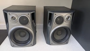 AIWA Speakers Twin Duct 3 way bass reflex system SX-NAVF9 Tested Fully Working - Picture 1 of 7