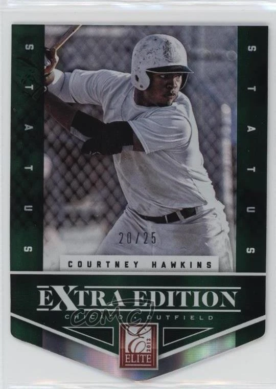 2012 Elite Extra Edition Status Emerald Die-Cut /25 Courtney Hawkins #109 - Image 1 of 2