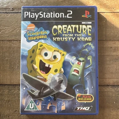 SpongeBob Squarepants Creature from the Krusty Krab PlayStation 2 PS2 PAL - Image 1 of 4