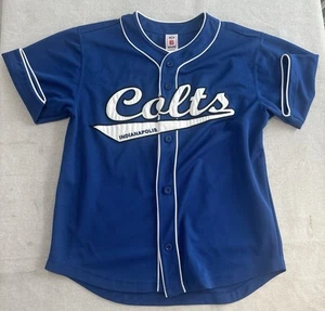 Vintage Rare Marvin Harrison Indianapolis Colts Baseball Style Jersey size M - Bild 1 von 8