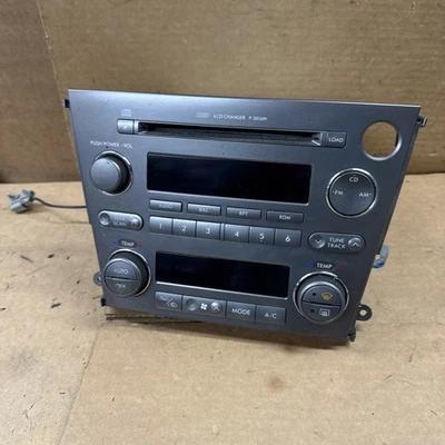 2005 2006 年 SUBARU LEGACY & Outback CD 收音机 Oem 气候控制危险 B163 — 第 1/4 张图片