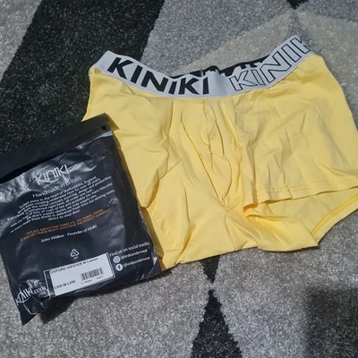 Genuine KINIKI OXFORD hipster lemon  Briefs Size medium  - Image 1 of 4