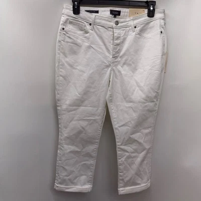 NYDJ Chloe Capri Jeans Optic White Size 12 Lift Tuck Technology NWT - Image 1 of 4