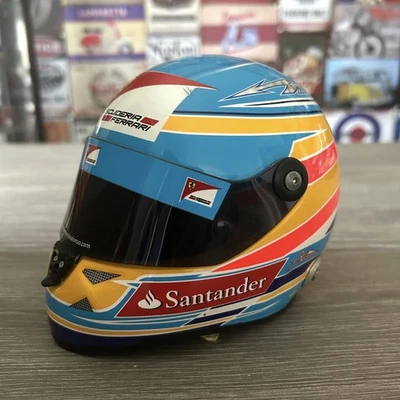 Casque Miniature F1 1/2 Fernando Alonso ferrari Schuberth - Photo 1/4