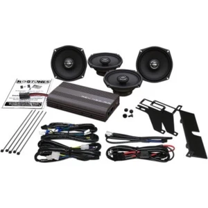 Hogtunes 200 Watt Amp with 5-1/4" Front & Rear Speaker Kit 00-13 FLHTK FLHTCU - Picture 1 of 1