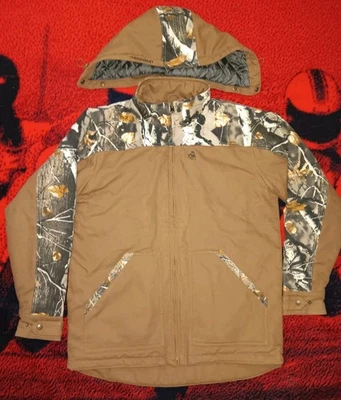 Legendary Whitetails Hunting Hooded Jacket Brown Camo Sz. LT - Image 1 of 4