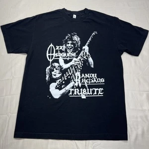 Ozzy Osbourne Randy Rhoads Tribute T-Shirt Large 100 % Baumwolle Herren schwarz - Bild 1 von 10