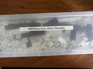 EPBT x GOK Kuro/Shiro PBT Keycap Set - Picture 1 of 1
