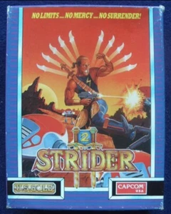 STRIDER II / 2 - US GOLD / CAPCOM / TIERTEX - Commodore 64 128 Cassette - RARE - Picture 1 of 3