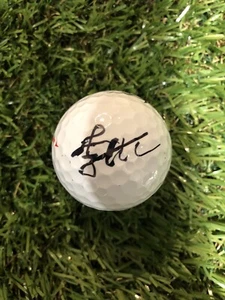 LI HAOTONG HAND SIGNED AUTOGRAPH NIKE GOLF BALL THE OPEN MASTERS PGA CHINA & COA - Picture 1 of 7
