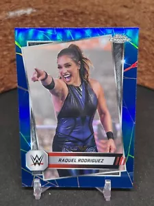 2025 Topps Chrome WWE - Raquel Gonzalez #48 Blue Refractor /150 - Picture 1 of 2