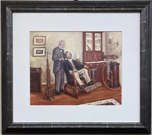 Anne Crawford ""The General Dentist"" neue gerahmte historische zahnärztliche medizinische Kunst - Bild 1 von 3