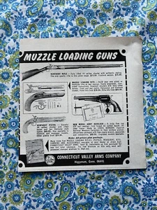 Pubblicità Stampa Pistole Caricamento Museruola Armi Connecticut Valley 1973 Vintage - Foto 1 di 7