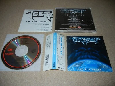 Testament "The New Order" Japan CD w/OBI 32XD-1057 - Image 1 of 4
