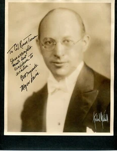 MEYER DAVIS SIGNED PHOTO,  SOCIETY MUSICAL BOOKING AGENT TO ROSCOE TURNER - Picture 1 of 1