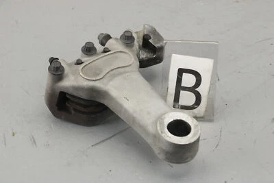 Harley Electra Glide CVO 2007 pinza de freno trasera plateada montaje de eje de 1" Foto 1 de 4