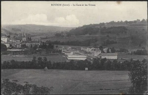 ROYBON 38 La GARE et les USINES CPA non circulée Éd. Dupont Buraliste 1910-1910 - Picture 1 of 2