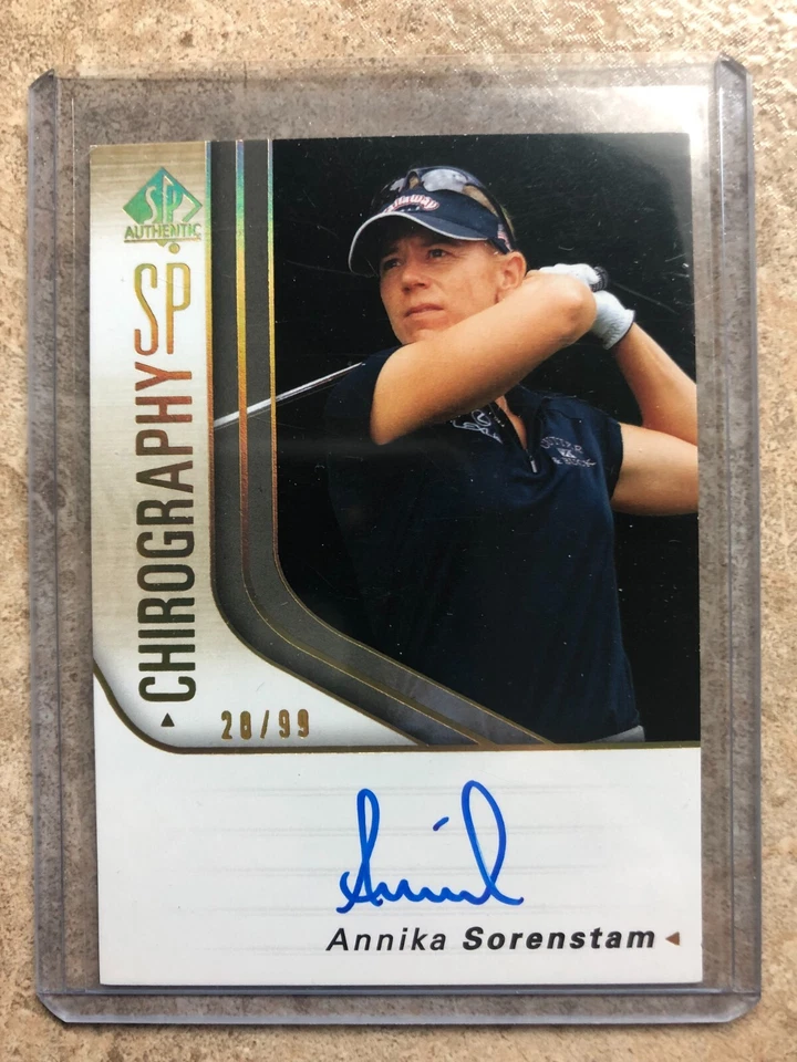 2021 UD SP Authentic Golf #C-AS Chirography ANNIKA SORENSTAM /99 - Image 1 of 1