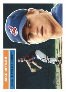 2005 Topps Heritage Baseball Card #140 Jake Dittler